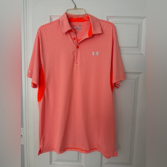 Under Armour Men's Striped Polo Shirt - Picture 1 of 3